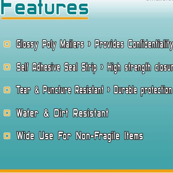 25 pineapple poly mailers (10x13) - Picture 4 of 5